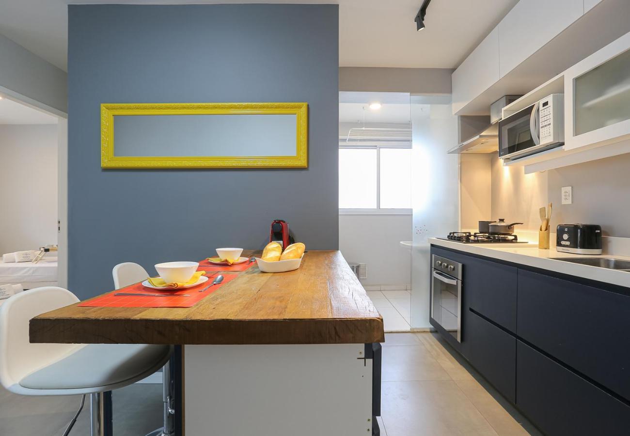 Apartamento Easy Star - Com 2 Quartos No Coracao Do Campo Belo - Gm01h *